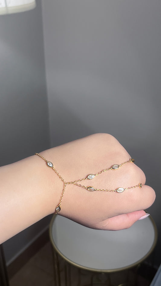 It girl hand chain
