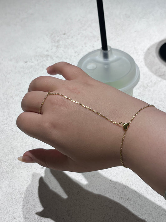 Mini Heart hand chain